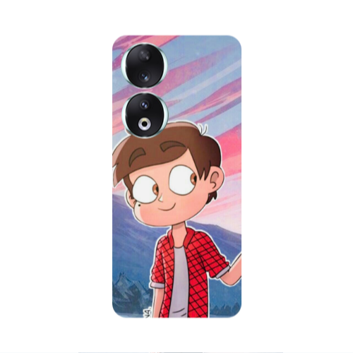 Honor 90 5G Valentines 1 Transparent Silicone TPU Θήκη