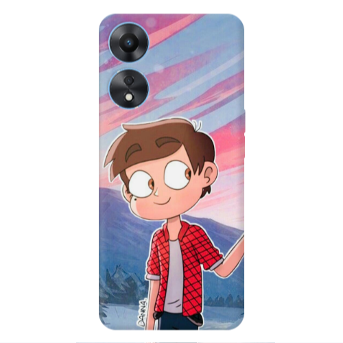 Oppo A 98 Valentines 1 Transparent Silicone TPU Θήκη