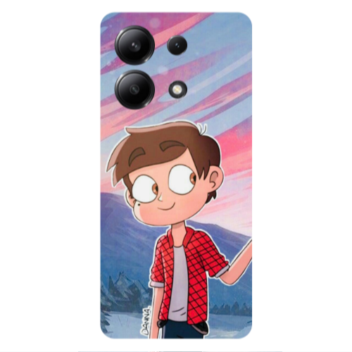 Xiaomi Redmi Note 13 4G Valentines 1 Transparent Silicone TPU Θήκη