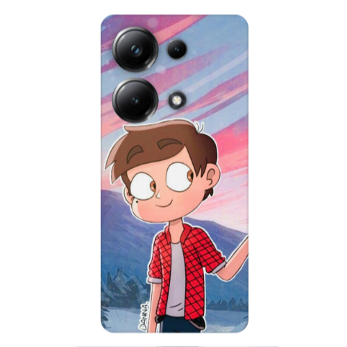 Xiaomi Poco M6 Pro 4G Valentines 1 Transparent Silicone TPU Θήκη