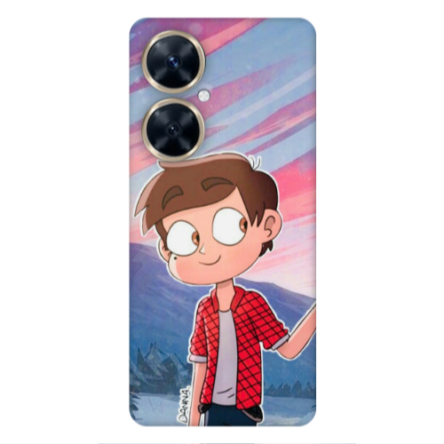 Huawei Nova 11i Valentines 1 Transparent Silicone TPU Θήκη