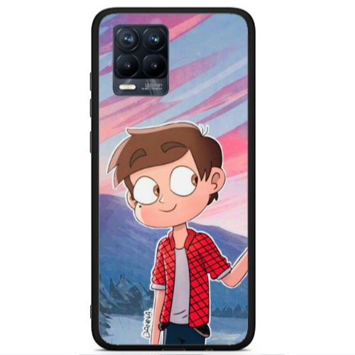 Realme 8 i Valentines 1 Black Glossy Θήκη