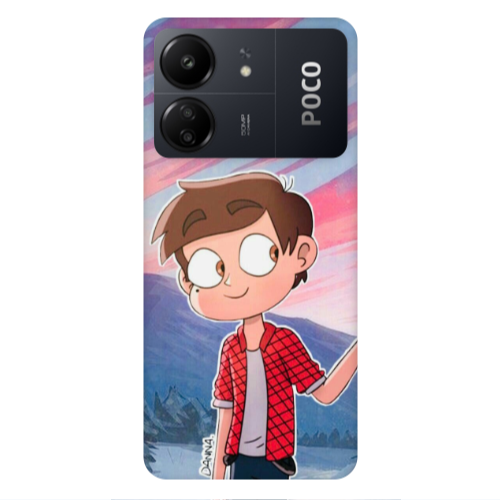 Xiaomi Poco C65 Valentines 1 Transparent Silicone TPU Θήκη