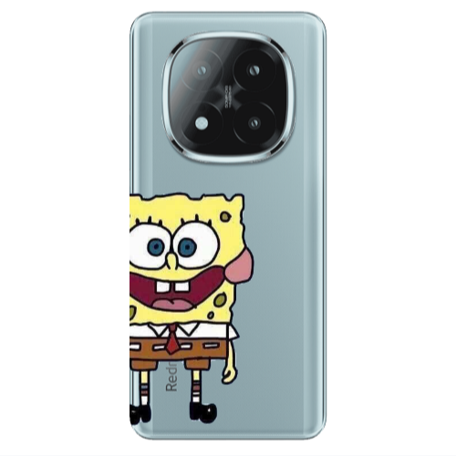 Xiaomi Redmi Note 14 Pro + 5g Spong 2 Transparent Silicone TPU Θήκη