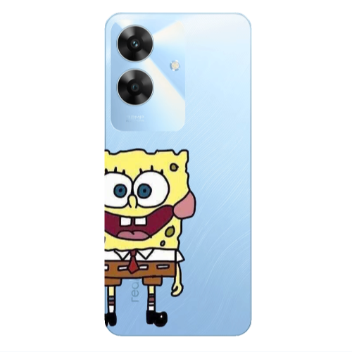 Realme Note 60 Spong 2 Transparent Silicone TPU Θήκη