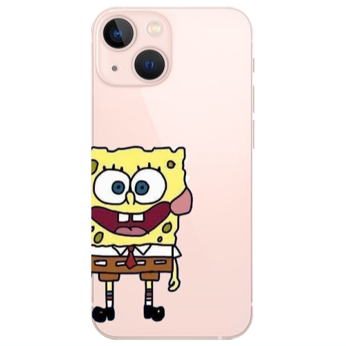 Apple iPhone 13 Spong 2 Transparent Silicone TPU Θήκη