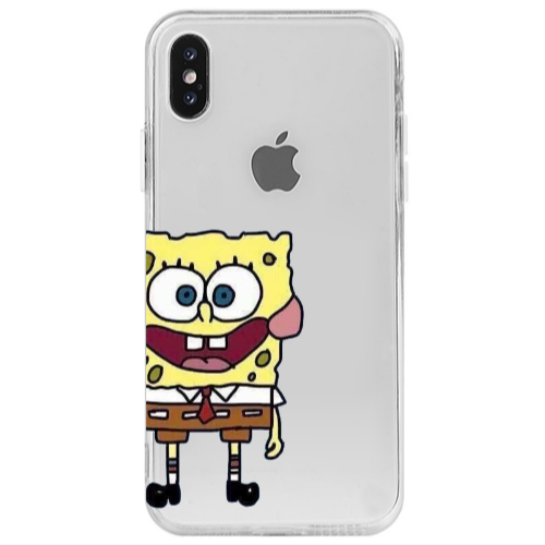 Apple iPhone X Spong 2 Transparent Silicone TPU Θήκη