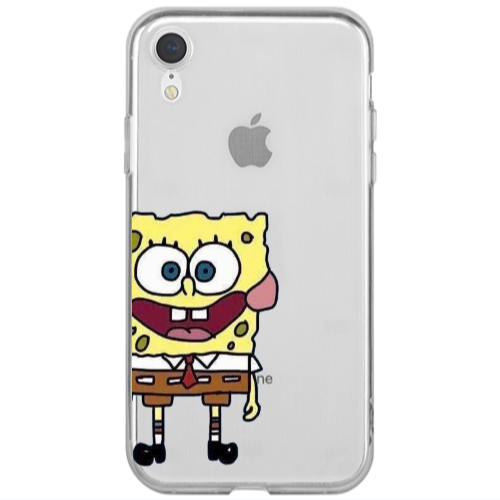 Apple iPhone Xr Spong 2 Transparent Silicone TPU Θήκη