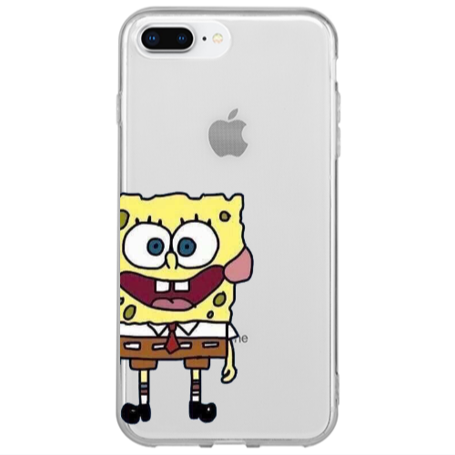 Apple iPhone 7 Plus Spong 2 Transparent Silicone TPU Θήκη