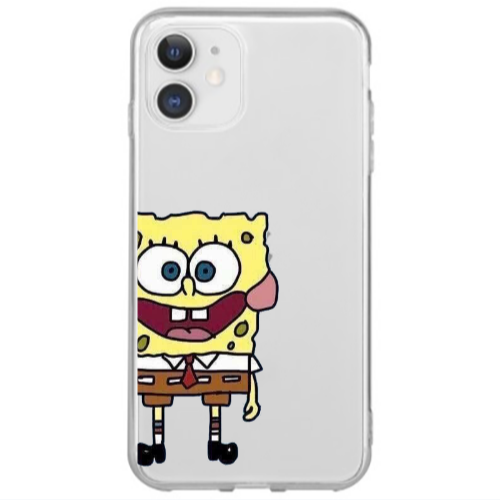 Apple iPhone 12 Mini Spong 2 Transparent Silicone TPU Θήκη
