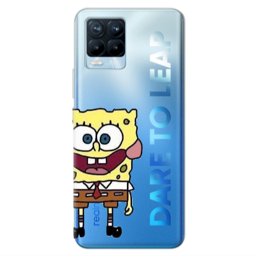 Realme 8 Pro Spong 2 Transparent Silicone TPU Θήκη