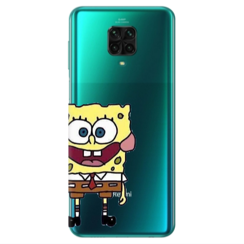 Xiaomi Redmi Note 9S Spong 2 Transparent Silicone TPU Θήκη