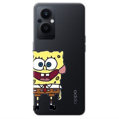 Oppo Reno 7 Lite Spong 2 Transparent Silicone TPU Θήκη