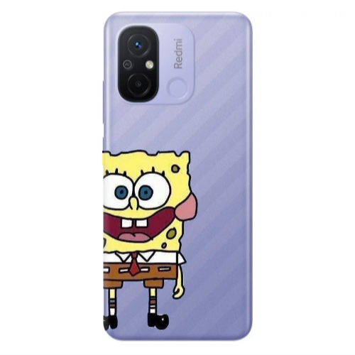 Xiaomi Redmi 12C Spong 2 Transparent Silicone TPU Θήκη