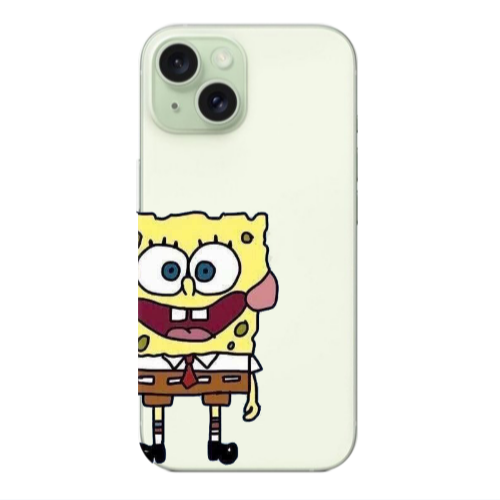 Apple iPhone 15 Spong 2 Transparent Silicone TPU Θήκη