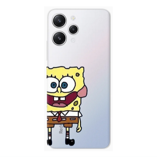 Xiaomi Redmi 12 Spong 2 Transparent Silicone TPU Θήκη