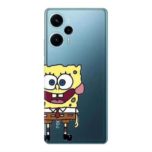 Xiaomi Poco F5 Spong 2 Transparent Silicone TPU Θήκη