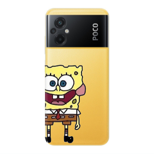 Xiaomi Poco M5 Spong 2 Transparent Silicone TPU Θήκη