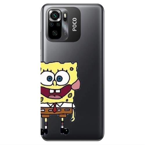 Xiaomi Poco M5 s Spong 2 Transparent Silicone TPU Θήκη