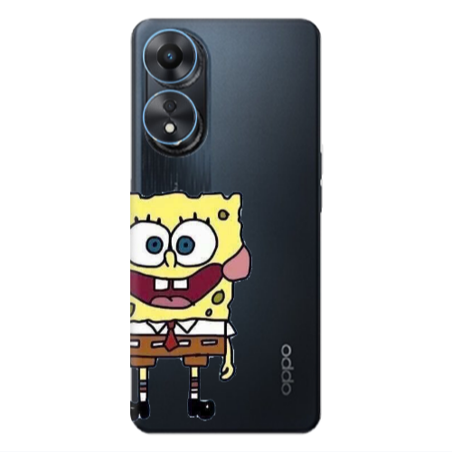 Oppo A 98 Spong 2 Transparent Silicone TPU Θήκη