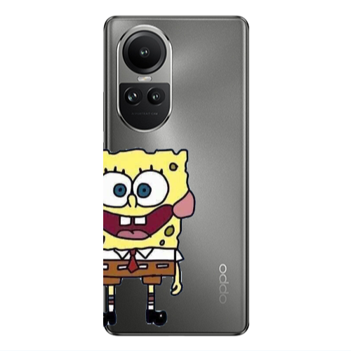 Oppo Reno10 5G Spong 2 Transparent Silicone TPU Θήκη