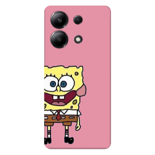 Xiaomi Redmi Note 13 4G Spong 2 Pink Colored Silicone TPU Θήκη