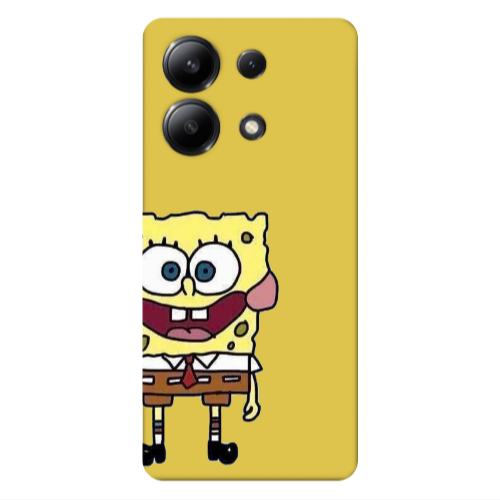 Xiaomi Redmi Note 13 4G Spong 2 Yellow Colored Silicone TPU Θήκη