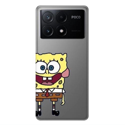 Xiaomi Poco X6Pro 5G Spong 2 Transparent Silicone TPU Θήκη