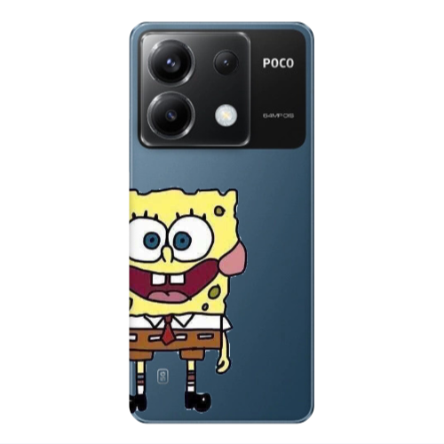 Xiaomi Poco X6 5G Spong 2 Transparent Silicone TPU Θήκη