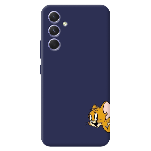 Samsung A36 Jerry 2 Dark blue Colored Silicone TPU Θήκη