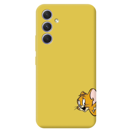 Samsung A36 Jerry 2 Yellow Colored Silicone TPU Θήκη