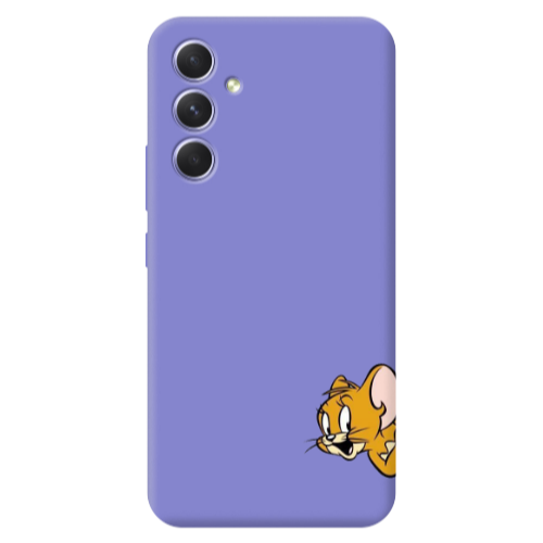 Samsung A56 Jerry 2 Purple Colored Silicone TPU Θήκη