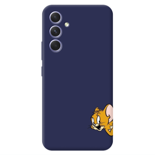 Samsung A56 Jerry 2 Dark blue Colored Silicone TPU Θήκη