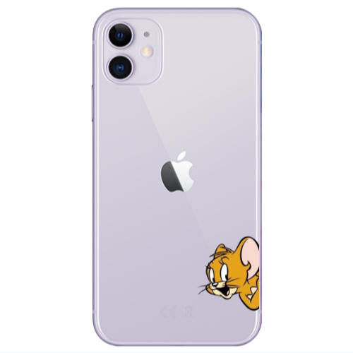 Apple iPhone 11  Jerry 2 Transparent Silicone TPU Θήκη