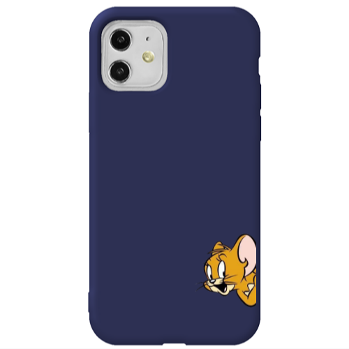 Apple iPhone 11  Jerry 2 Dark blue Colored Silicone TPU Θήκη