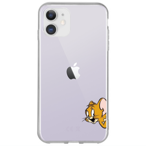 Apple iPhone 12 Jerry 2 Transparent Silicone TPU Θήκη