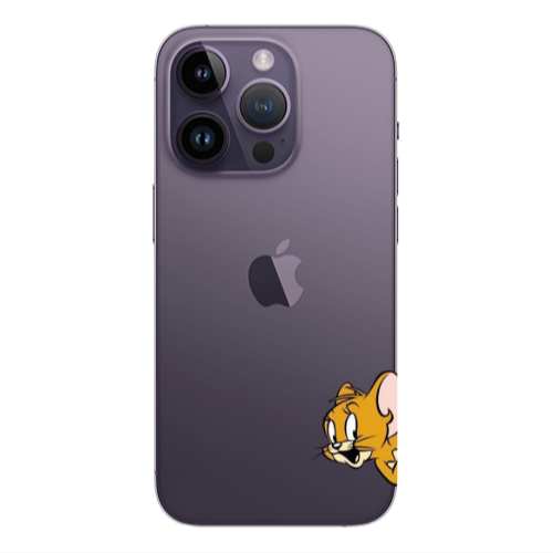 Apple iPhone 14 Pro Max Jerry 2 Transparent Silicone TPU Θήκη