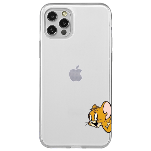 Apple iPhone 12 Pro Jerry 2 Transparent Silicone TPU Θήκη