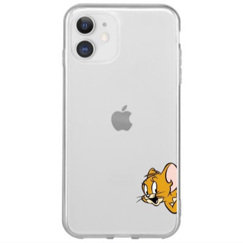 Apple iPhone 12 Mini Jerry 2 Transparent Silicone TPU Θήκη