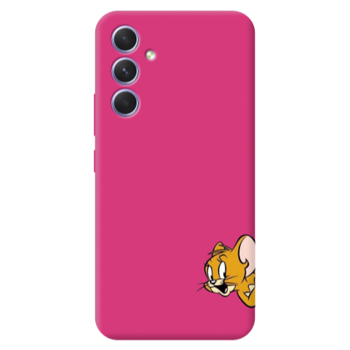 Samsung A54 Jerry 2 Fuchsia Colored Silicone TPU Θήκη