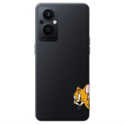 Oppo Reno 7 Lite Jerry 2 Transparent Silicone TPU Θήκη