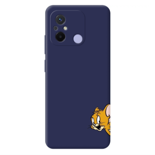 Xiaomi Redmi 12C Jerry 2 Dark blue Colored Silicone TPU Θήκη
