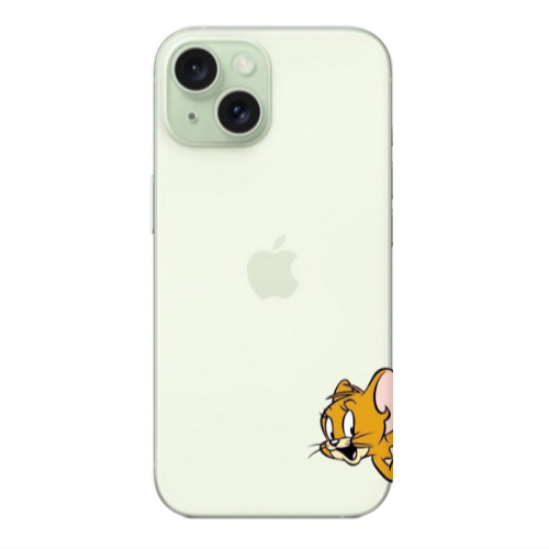 Apple iPhone 15 Jerry 2 Transparent Silicone TPU Θήκη