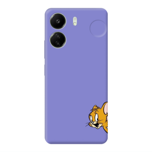 Xiaomi Redmi 13C Jerry 2 Purple Colored Silicone TPU Θήκη
