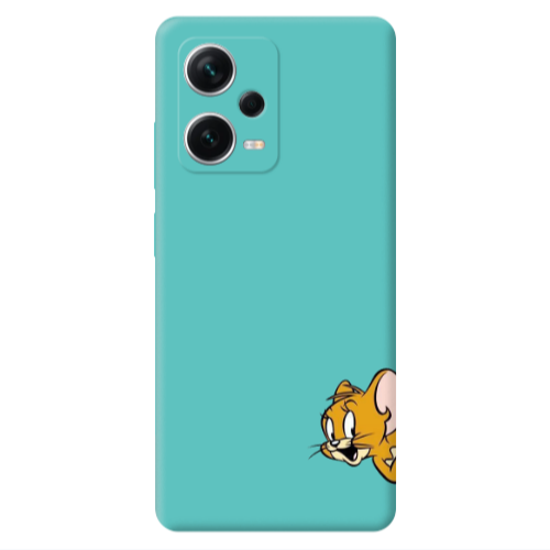 Xiaomi Poco X5 Jerry 2 Turquoise Colored Silicone TPU Θήκη
