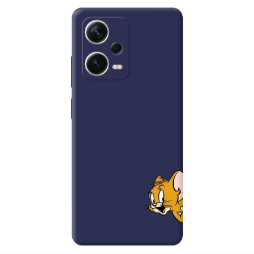 Xiaomi Poco X5 Jerry 2 Dark blue Colored Silicone TPU Θήκη
