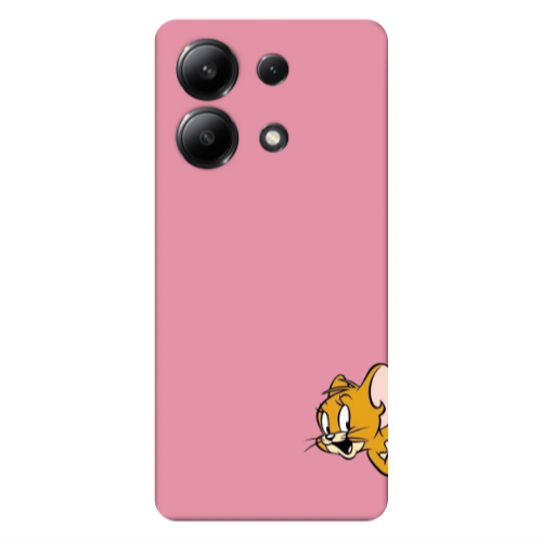 Xiaomi Redmi Note 13 4G Jerry 2 Pink Colored Silicone TPU Θήκη
