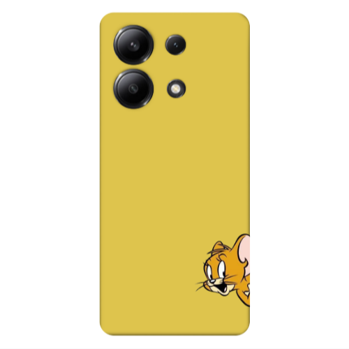 Xiaomi Redmi Note 13 4G Jerry 2 Yellow Colored Silicone TPU Θήκη