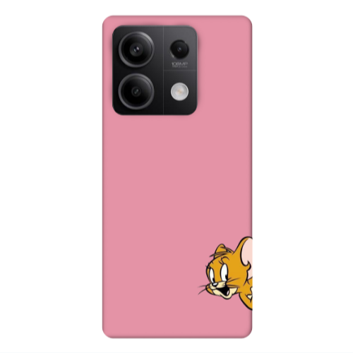 Xiaomi Redmi Note 13Pro 5G Jerry 2 Pink Colored Silicone TPU Θήκη