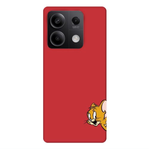 Xiaomi Redmi Note 13Pro 5G Jerry 2 Red Colored Silicone TPU Θήκη